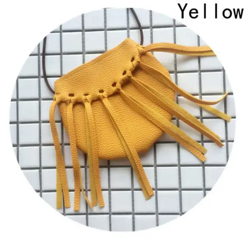 جديد جميل لطيف الأطفال الفتيات شرابة صغيرة الكتف حقيبة ساعي شعبية في الهواء الطلق السفر البسيطة عملة أكياس الساخن بيع