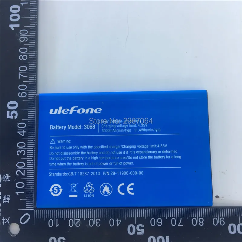 Аккумулятор на мобильный телефон ULEFONE 3068 аккумулятор 3000 мАч высокая емкость 5