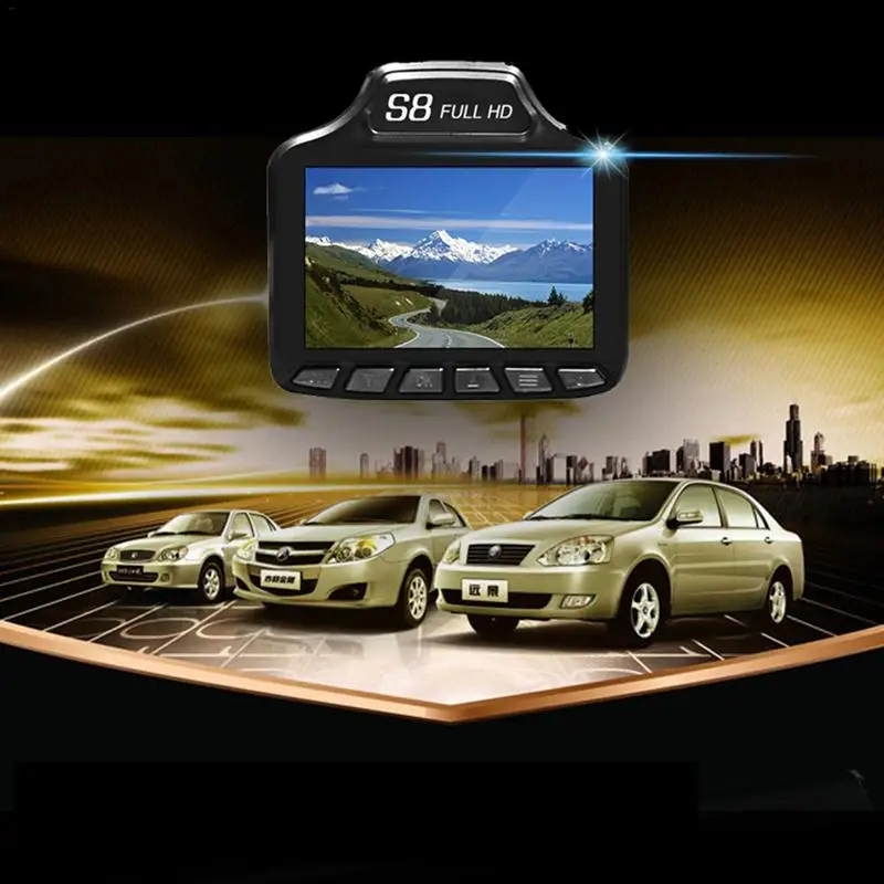 

1080P Russian 2 In 1 Car DVR Recorder/Speed Radar Detector Informer. 140-degree High-definition Wide-angle Driving Recorder