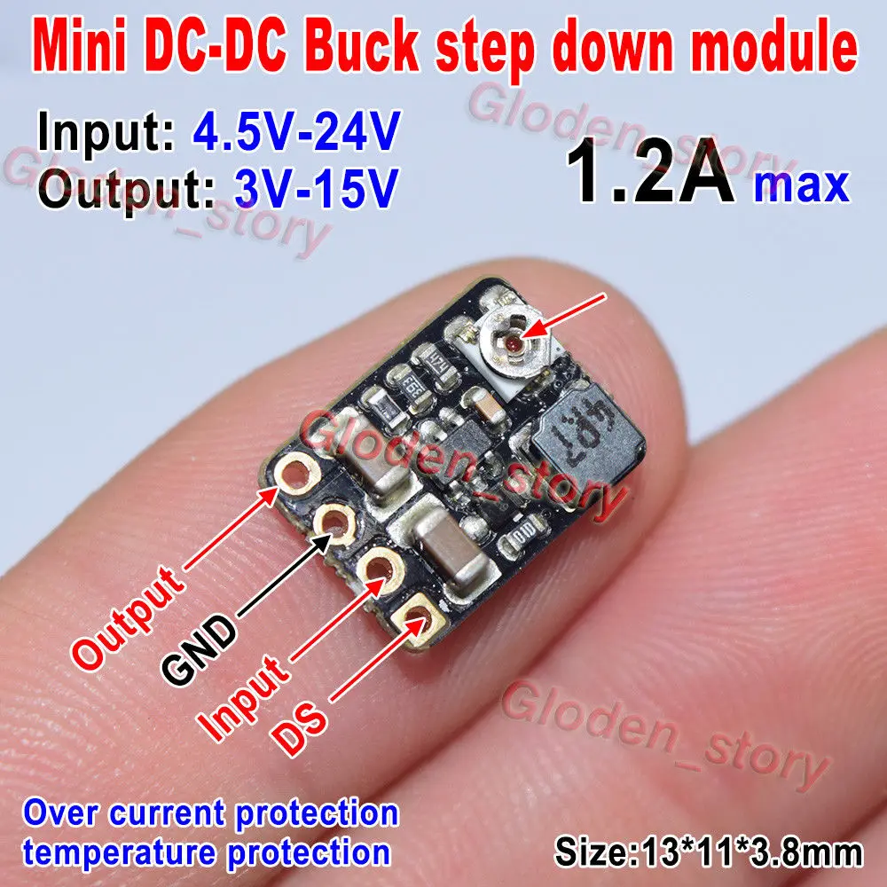 Dykb MP2359 MINI DC-DC понижающий преобразователь регулятор напряжения 4 5 в-24 в до 3 В 9 12