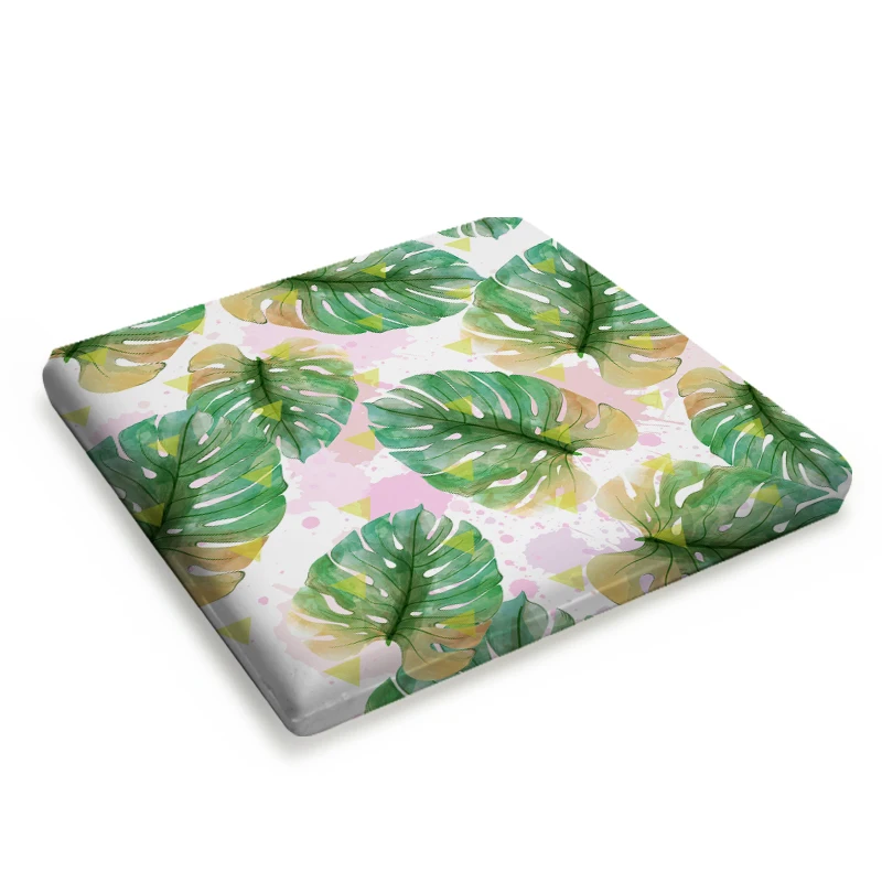 

Leaves Plant Seat Cushion Cover Case Comfortable for Decoration