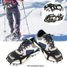Чехол для обуви для альпинизма 18 прорезывателей для ледяного альпинизма из марганцевой стали