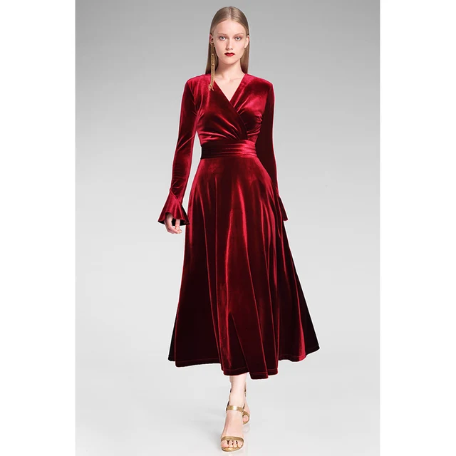 Buy vintage christmas dress women high fashion