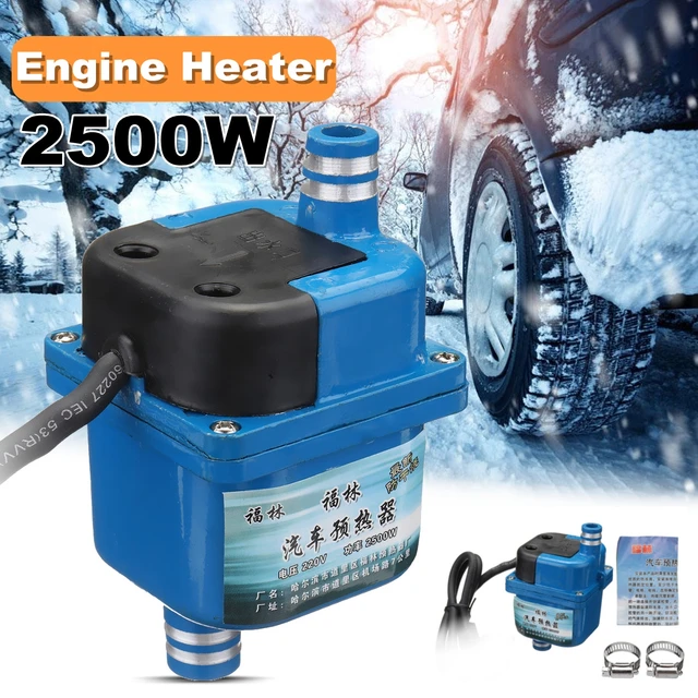 220V 2500W Auto Car Engine Pump Water Tank Air Cooled Engine Heater