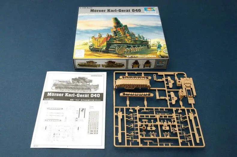 

Trumpeter 00101 1/144 немецкий Морсер Карл-Герат 040