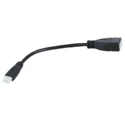 Высокая Скорость mini HDMI мужчина к HDMI Женский кабель с Ethernet/1,4 Версия mini HDMI к HDMI, черный