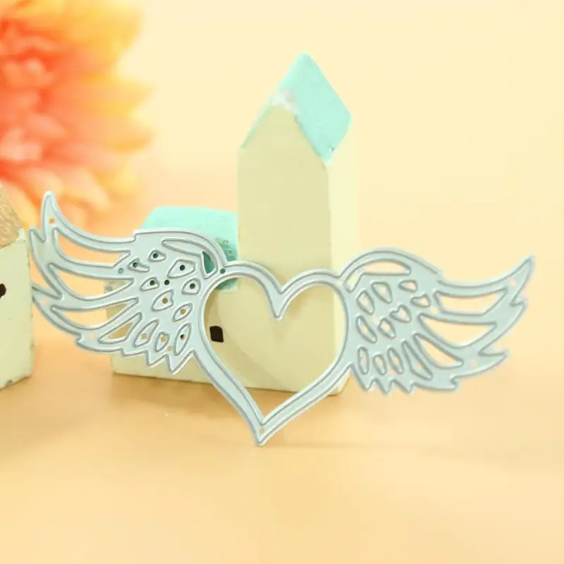 Набор металлических резных штампов Love Wings трафареты с тиснением для