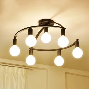 

Nordic Loft LED Pendant Lamp Bedroom Living Room Iron Pendant Lights Lighting Glass Hanging Lamps Deco Kitchen Fixtures Lustres