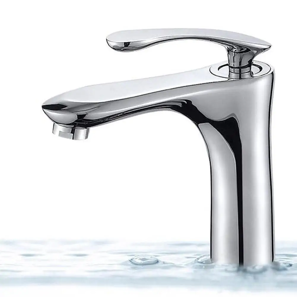 

Adeeing Copper Single-Handle Water Faucet Cold & Hot Water Tap Lifting-type Tap for Kichen Bathroom
