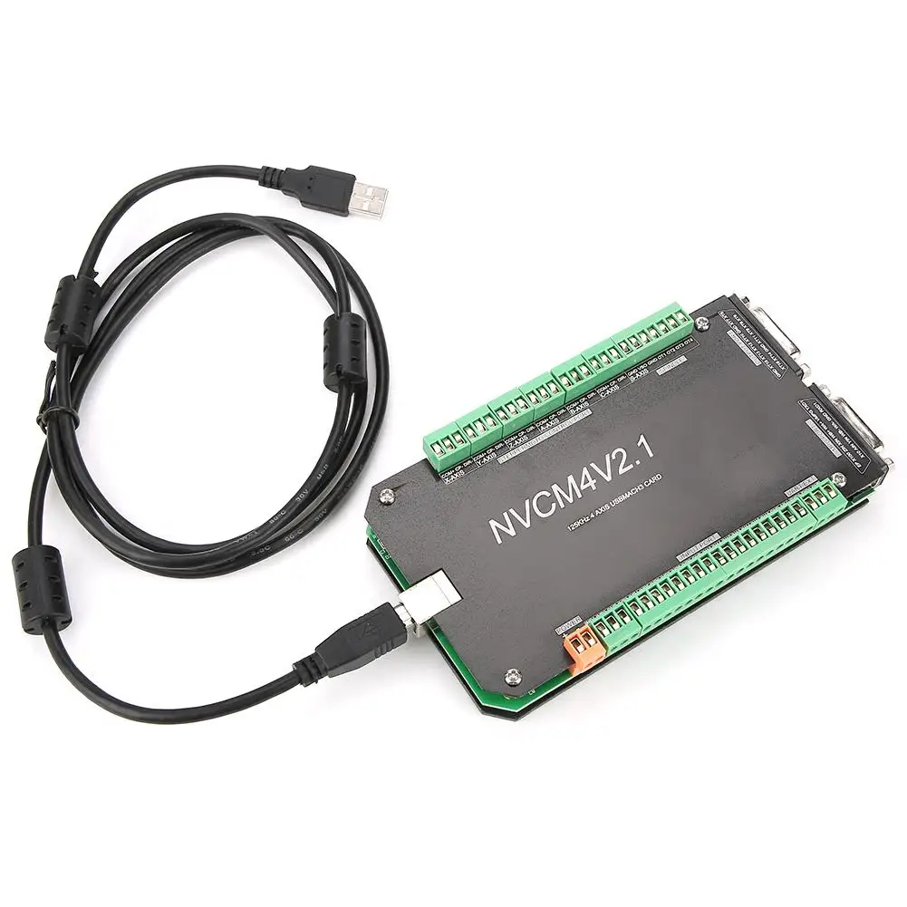 

New NVCM 4 Axle CNC Controller MACH3 USB Interface Board Card for Stepper Motor New High Quality