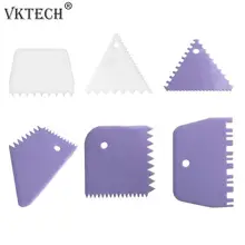 1/4 шт. лопатка для торта Крем гладкой и кондитерских неровные края однотонные Гладкие Формы для выпечки инструменты Кухня масла нож для теста резак