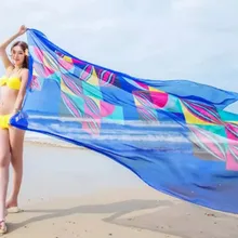 Женские накидки,, цветочный принт, женское сексуальное шифоновое бикини, накидка, пляжный купальник, платье, шарф, парео, саронг, накидка