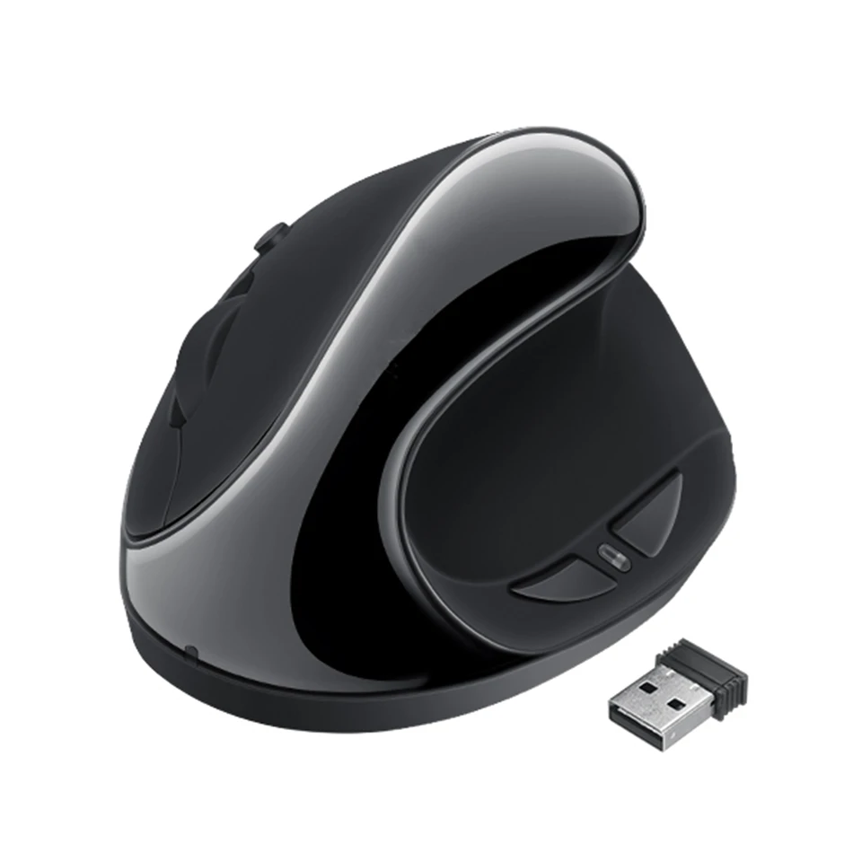 

MantisTek VM1 1600DPI Adjustable 6 Buttons 2.4GHz Wireless Ergonomic Vertical Mouse Computer Mice For PC Laptop