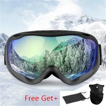 

Weimostar Winter Skating Snow Snowboard Goggles Anti-fog Double Lens Ski Glasses Windproof Skiing Eyewear UV Protection Ski Mask