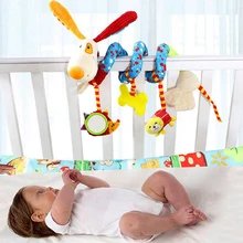 Детский Прорезыватель игрушка мультяшная собака Стиль Мягкая Плюшевая Прорезыватель игрушка с Мульти Сенсорная погремушка игрушки для сна для новорожденного малыша