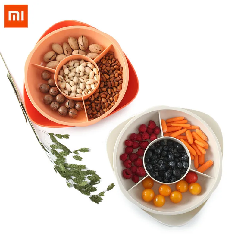 

XIAOMI Hello Life GPFG01 Multi-layered Melon Seed Nut Bowl Table Candy Snack Fruit Holder Storage Box Plate Dish Tray