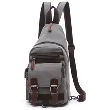 Ретро холщовая переноска-слинг сумки-мессенджеры для мужчин и женщин Модные Военные нагрудные сумки Сумка через плечо мини Mochila