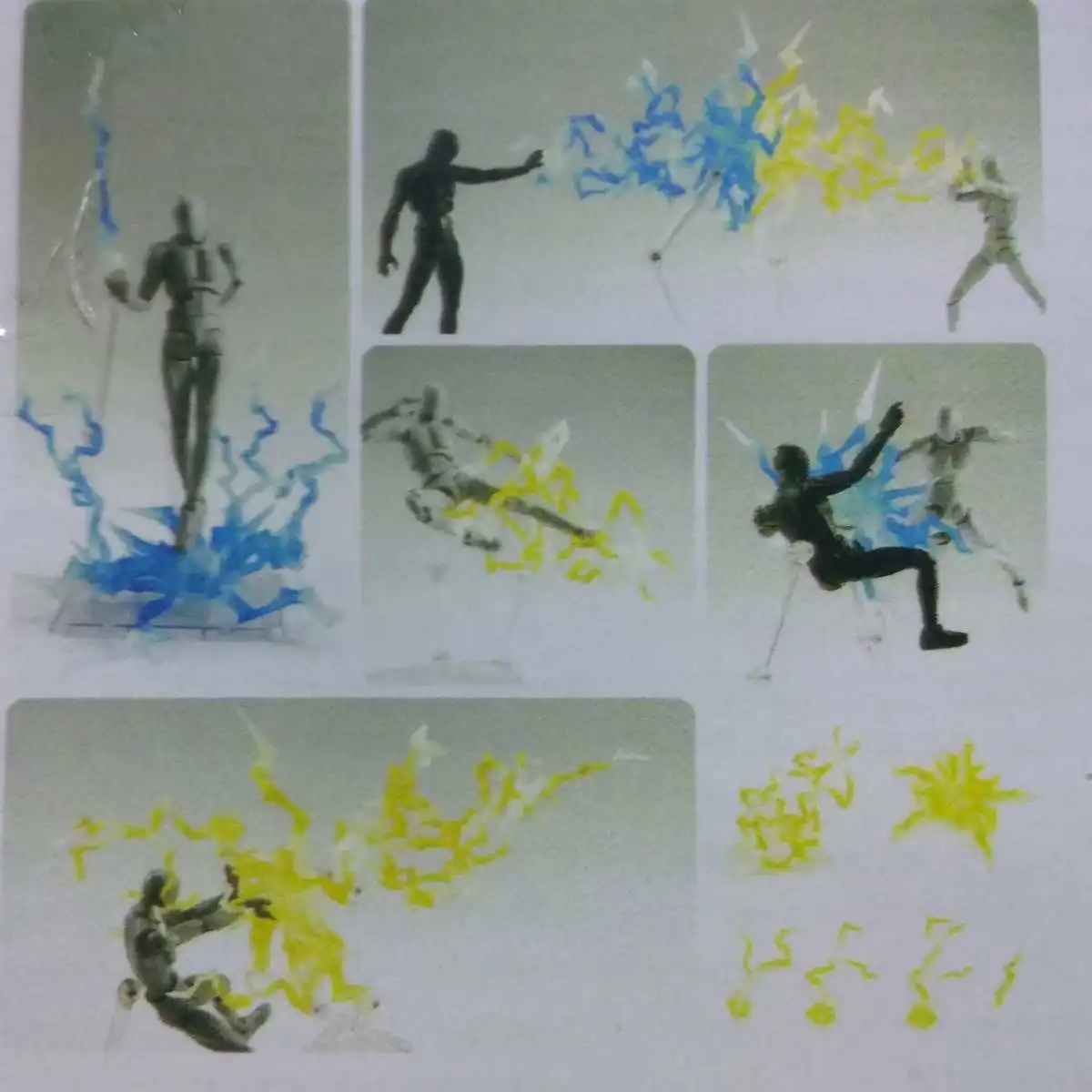 

Tamashii EFFECT Impact BURNING FLAME Tamashii Effect Thunder Blue Yellow Ver. S.H Figuarts Fix Figma D-arts Action Figure