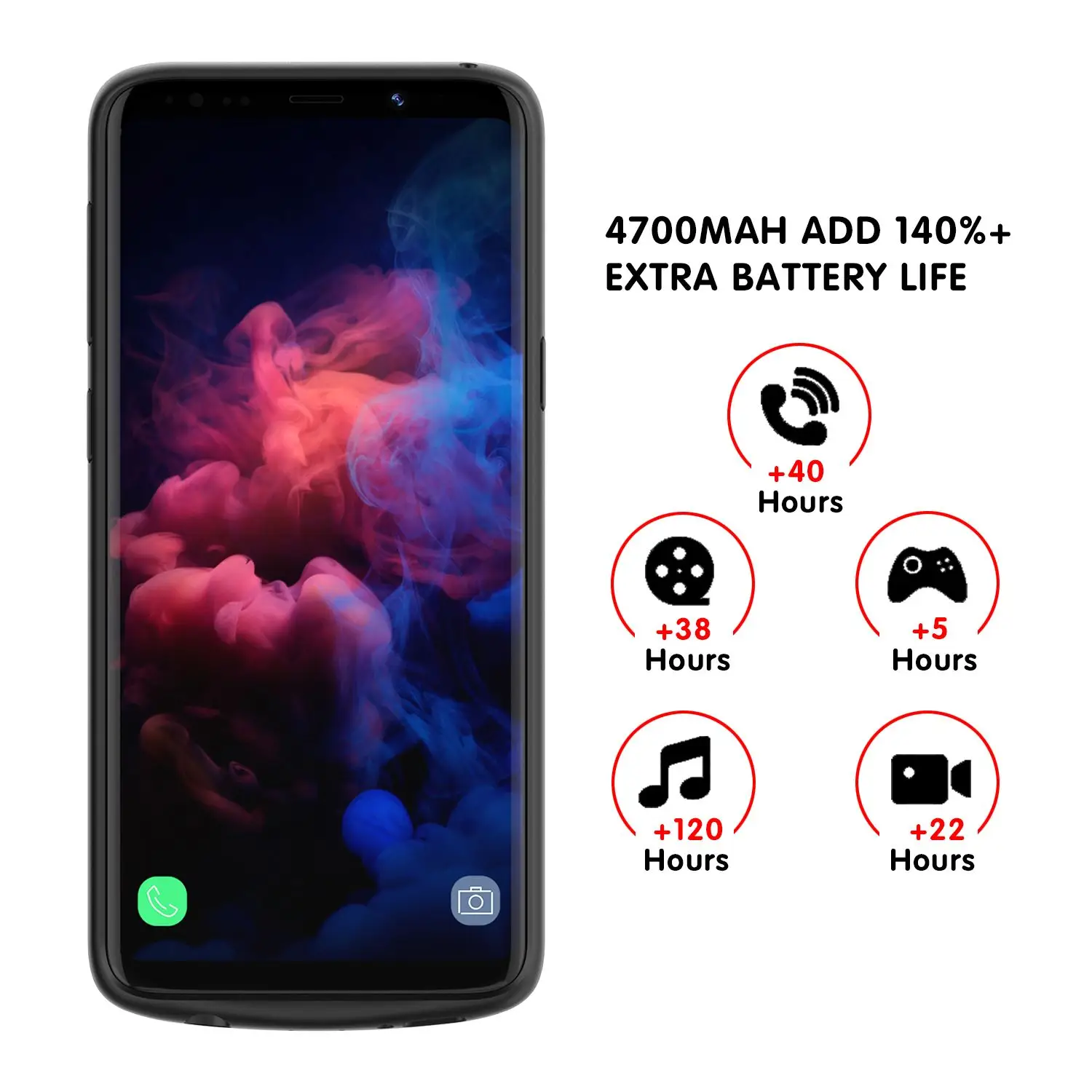 Чехол WIN чехол для зарядного устройства samsung Galaxy S9 аккумулятора 4700 мАч Мобильный