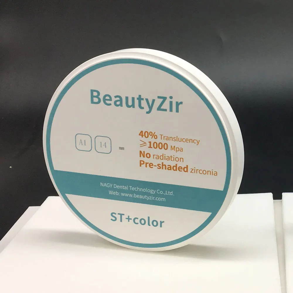 

colored dental zirconia block compatible for Wieland/Roland cad cam mill system