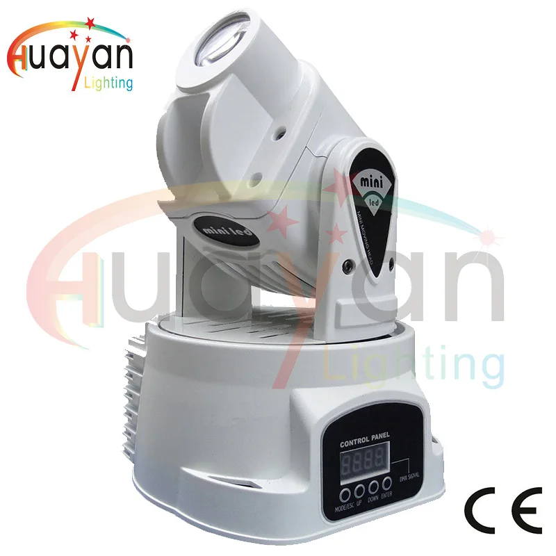 

Free Shpping LED RGB 15W DJ Mini LED Spot/Gobos Moving Head Stage Light DMX 5/13 Channels Fast Shipping