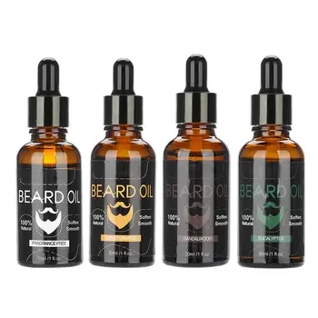 

30ml Organic Natural Men Beard Oil Moustache Growth Moisturizing Balm Hair Products