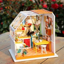 1:24 набор для кукольного домика миниатюрный DIY кухонный дозатор наборы лучшие подарки на день рождения для подростков развивающие игрушки