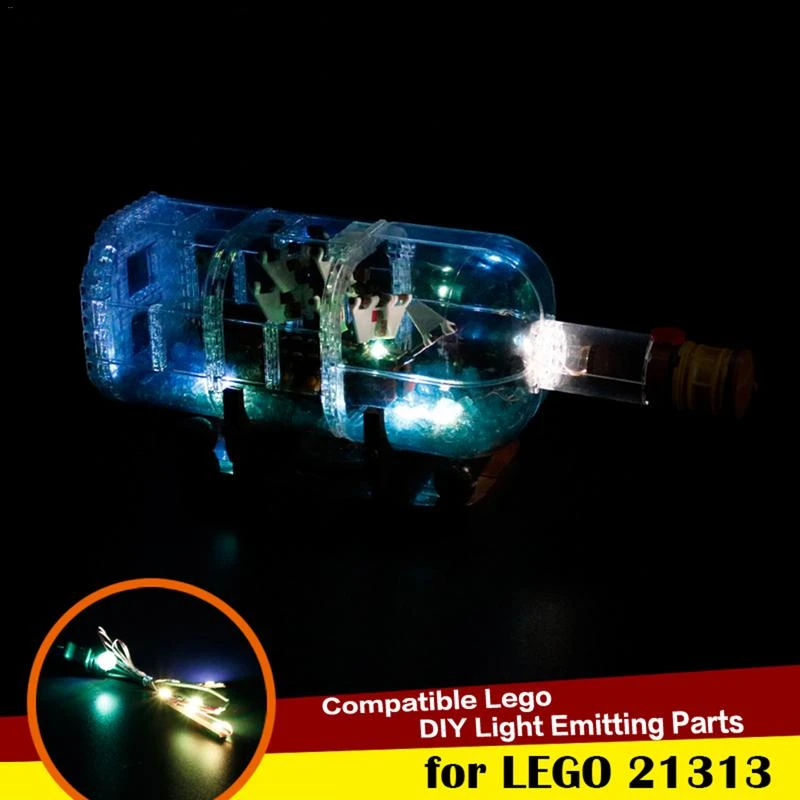 light kit for lego ship in a bottle