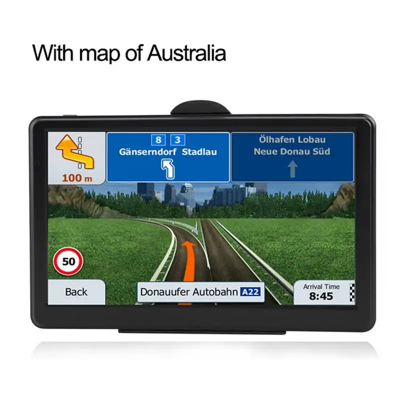 

7-Inch Truck Navigator Touch Screen GPS Car Navigation System RAM256M+ROM8GB FM AV-IN SAT NAV With Map Sun Visor