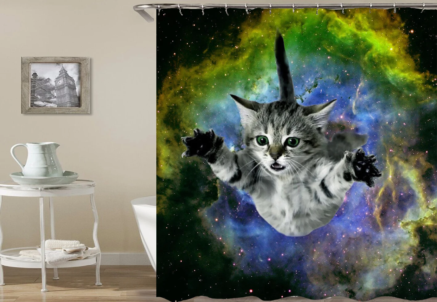 

Waterproof Beach Shower Curtain Hooks Cartoon Animal Bathroom Curtains High Quality Bath Bathing Sheer For Home Decorations