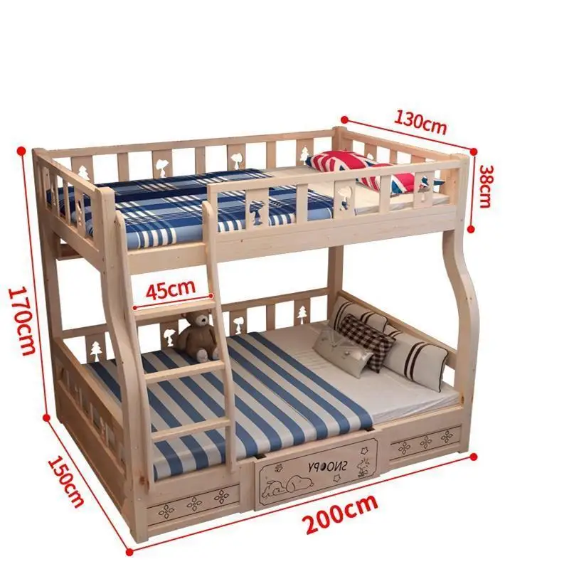 Mobili لكل La كازا Yatak Odasi Mobilya الحديثة Infantil المؤخرة مجموعة واحدة Mueble Moderna كاما أثاث غرفة نوم سرير طبقي مزدوج