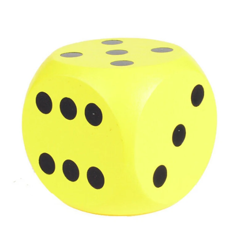 

5CM Large Dice Opaque Standard D6 Six Sided Wooden For RPG Gaming Party Toy HOT