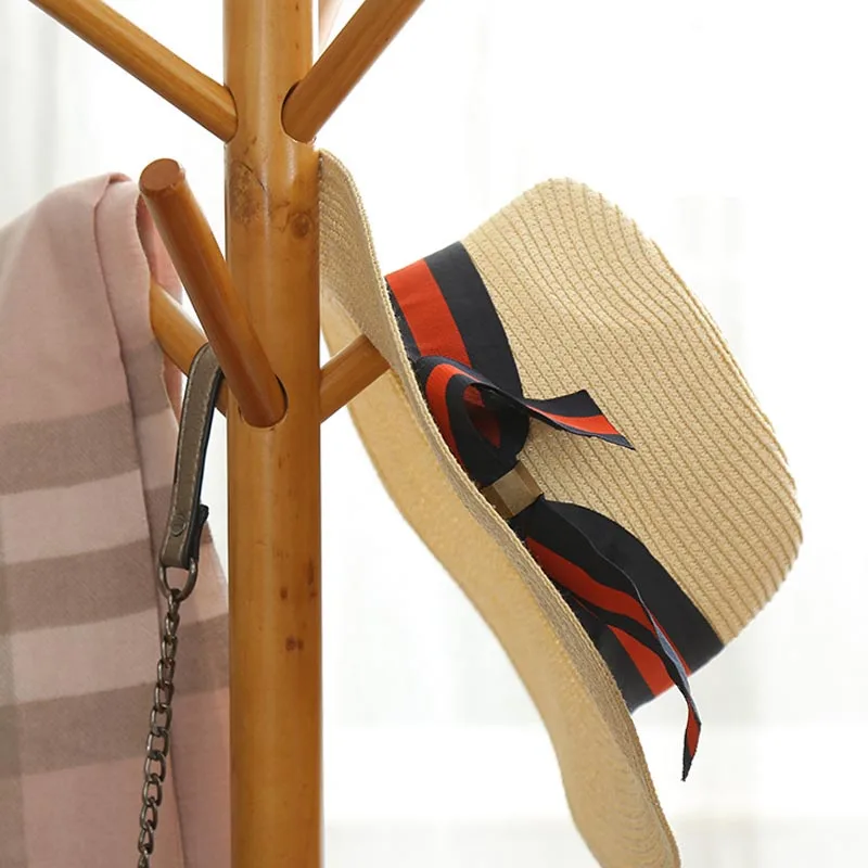 Solid Wood Hanger Floor Standing Coat Rack Creative Home Furniture Clothes Hanging Storage Rack Wood Hanger Bedroom Drying Rack Solid Wood Hanger Floor Standing Coat Rack Creative Home Furniture Clothes Hanging Storage Rack Wood Hanger Bedroom Drying Rack