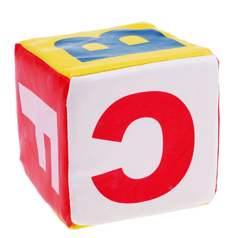 

10cm Large Leather Sponge Dice Six Sided Spot Dice for Game Toy Math Teaching