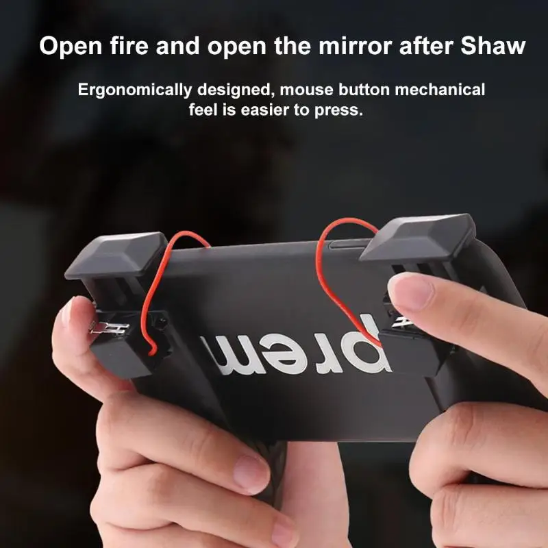 3 in 1 Mobile Phone Gaming Trigger Fire Button Handle for PUBG Controller