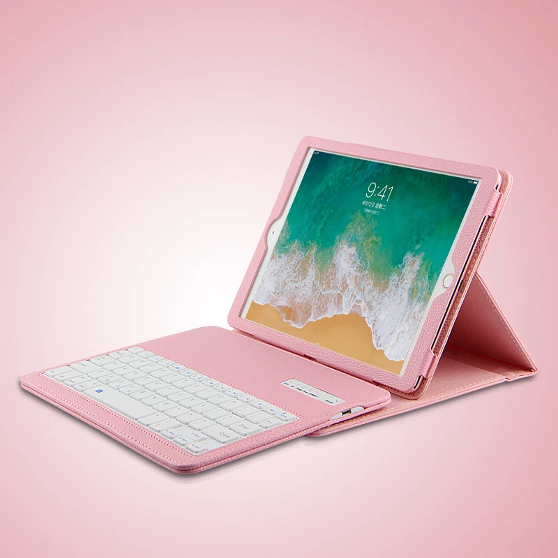 Чехол с беспроводной клавиатурой для iPad 9 7 дюйма 2017 2018 чехол Bluetooth нового A1822/3 A1893