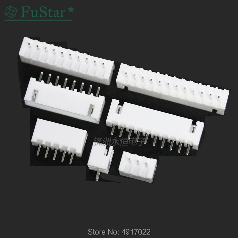 

20Pcs XH 2.54mm Spacing Series Straight Needle Seat Jst Xh Connector White XH-2A XH-10A XH2.54 -2P 10P 3P 4P 5P 6P 7P 8P 9P 12P