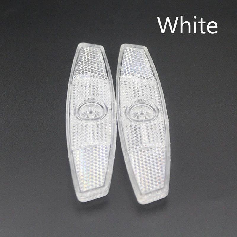 

2X(Bike Bicycle Wheel Spoke Reflectors Reflective Safe Mountain White/Yellow