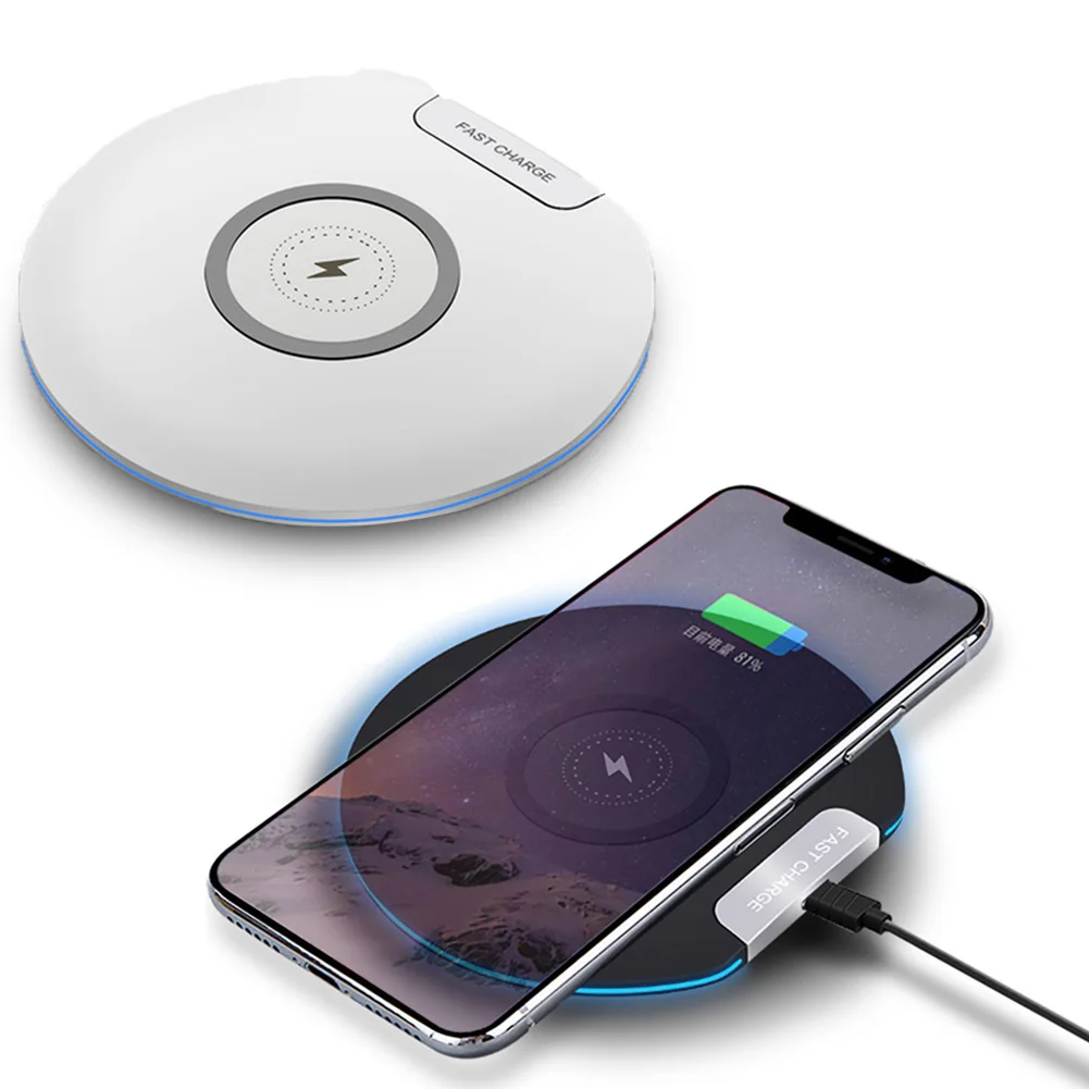 For Huawei P30 Pro Mate20 Pro Samsung S10 S9 S7 S8 iPhone XS Max X Xiaomi Mix 2S Mix 310W Qi Wireless Charger Fast Charging Pad