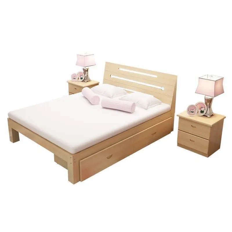 Matrimonio الحديثة مجموعة Yatak مربع Mobili المنزل مضاءة الشقي واحدة Totoro Moderna غرفة نوم الأثاث Mueble دي Dormitorio كاما السرير