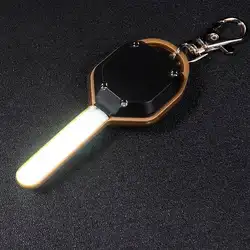 Света удара цепочка для ключей светодиодный фонарик свет мини, в форме ключа фонарик для ключей факел аварийного Ca Рыбалка Отдых на природе