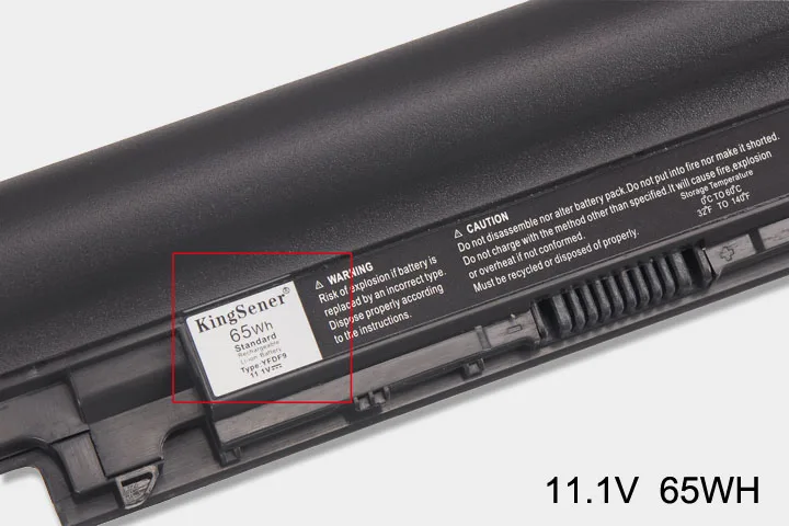 KingSener YFDF9 ноутбук Батарея для DELL Latitude 3340 3350 V131 2 серии JR6XC 5MTD8 YFOF9 HGJW8 VDYR8 7WV3V H4PJP 65WH