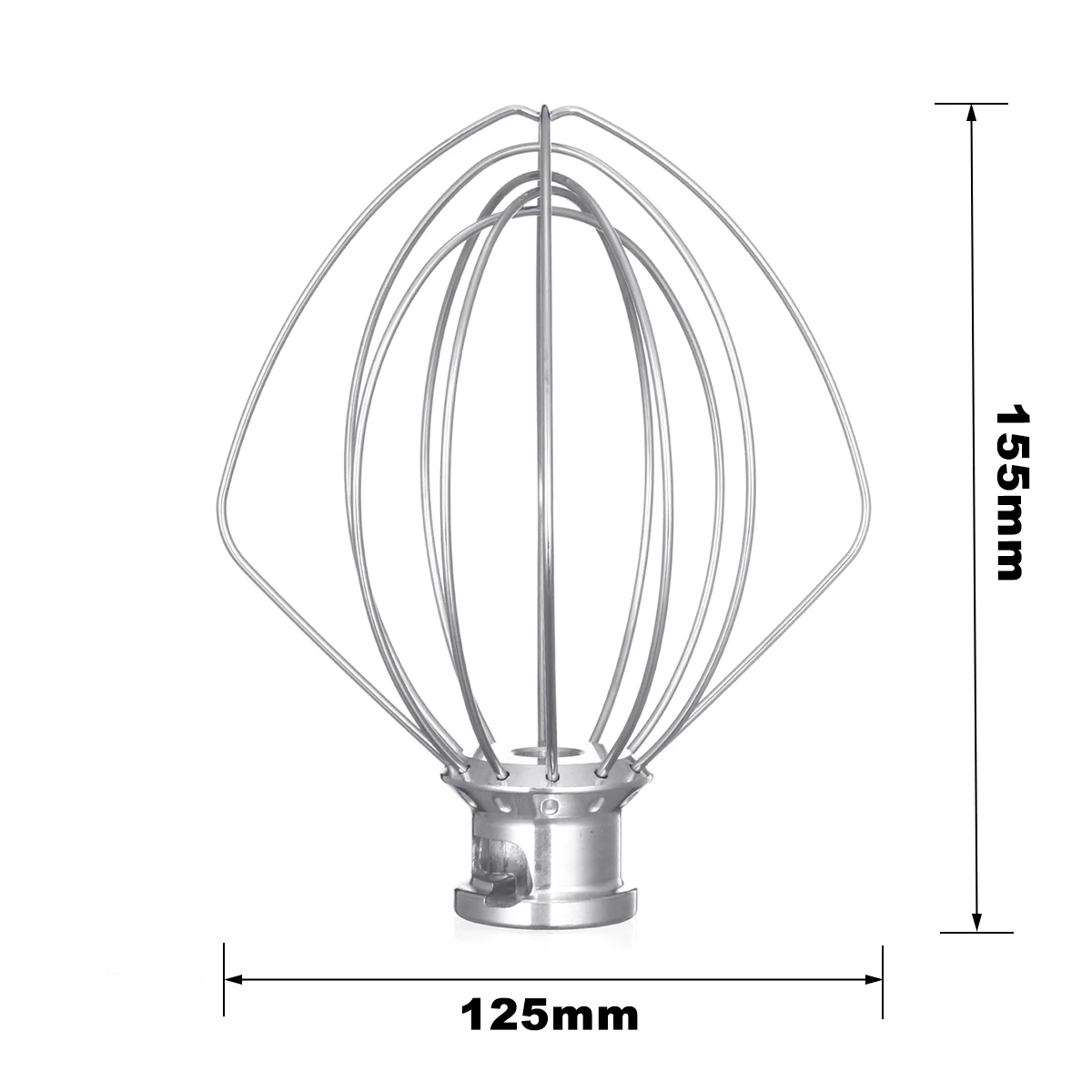 304 проволочный миксер из нержавеющей стали, насадка для KitchenAid K45WW 9704329, воздушный шар для муки, взбивания яиц, мешалка для крема