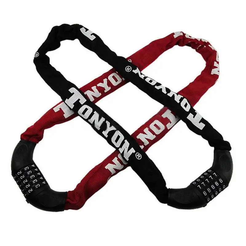 

Bicycle Bike Motorcycle Anti-Theft 5 Digit Combination Password Chain Lock