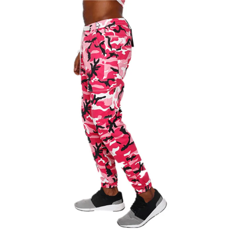 Mens Camouflage Cargo Sweatpants Causal Loose Plus Size Joggers Pants Men with Belt Tactical Military Trousers Battle Fatigues