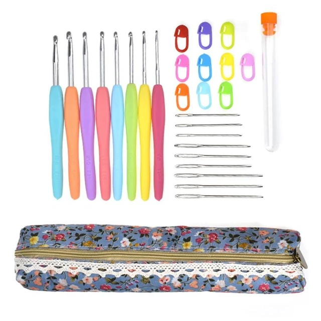 Crochet Hook Set Loom Knit Hook Set Crochet Needle Hook Kit Plastic  Knitting Weaver Loom Hook DIY Tools Sewing Crochet Fittings - AliExpress