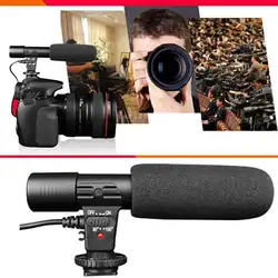 MIC-01 SLR камера DV стерео камера Professional мм 3,5 мм Запись микрофон jack универсальный горячий подковообразный микрофон