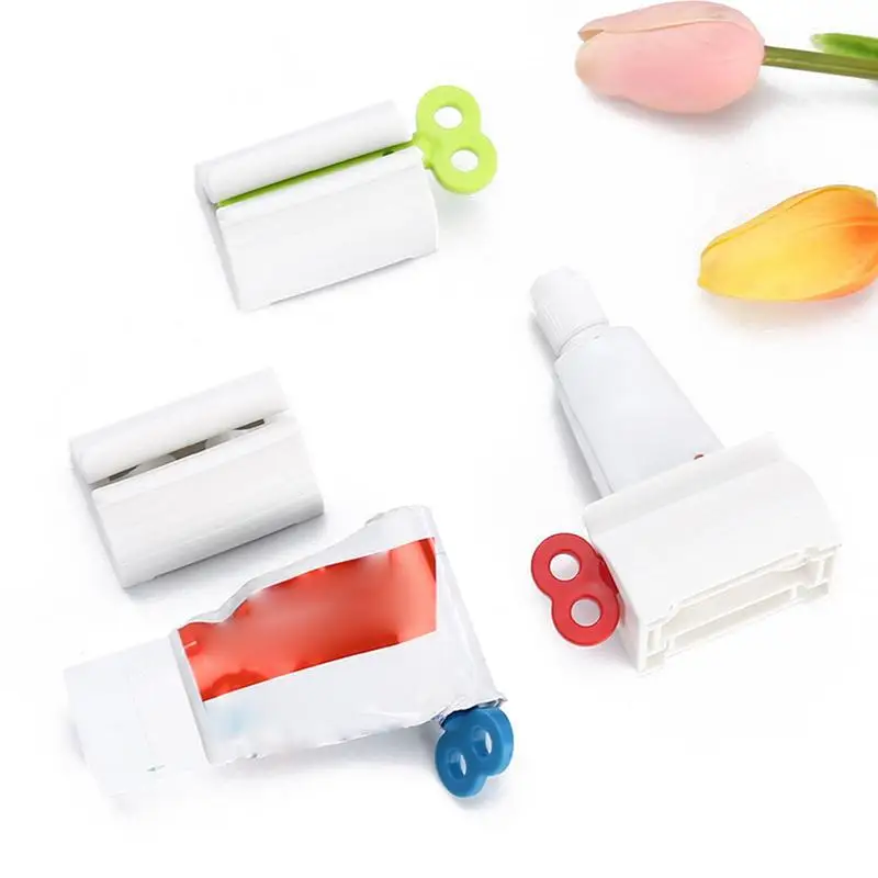 1pcs Toothpaste Dispenser Home Multifunctional Bathroom Plastic Squeezing Dispenser Toothpaste Squeezer Bathroom Tools