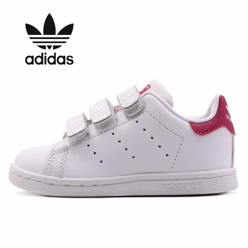 

Adidas Clover Baby Shoes Summer New Pattern Red Tail Small White Shoes Magic Subsidies Casual Shoes Skate Shoes B32704