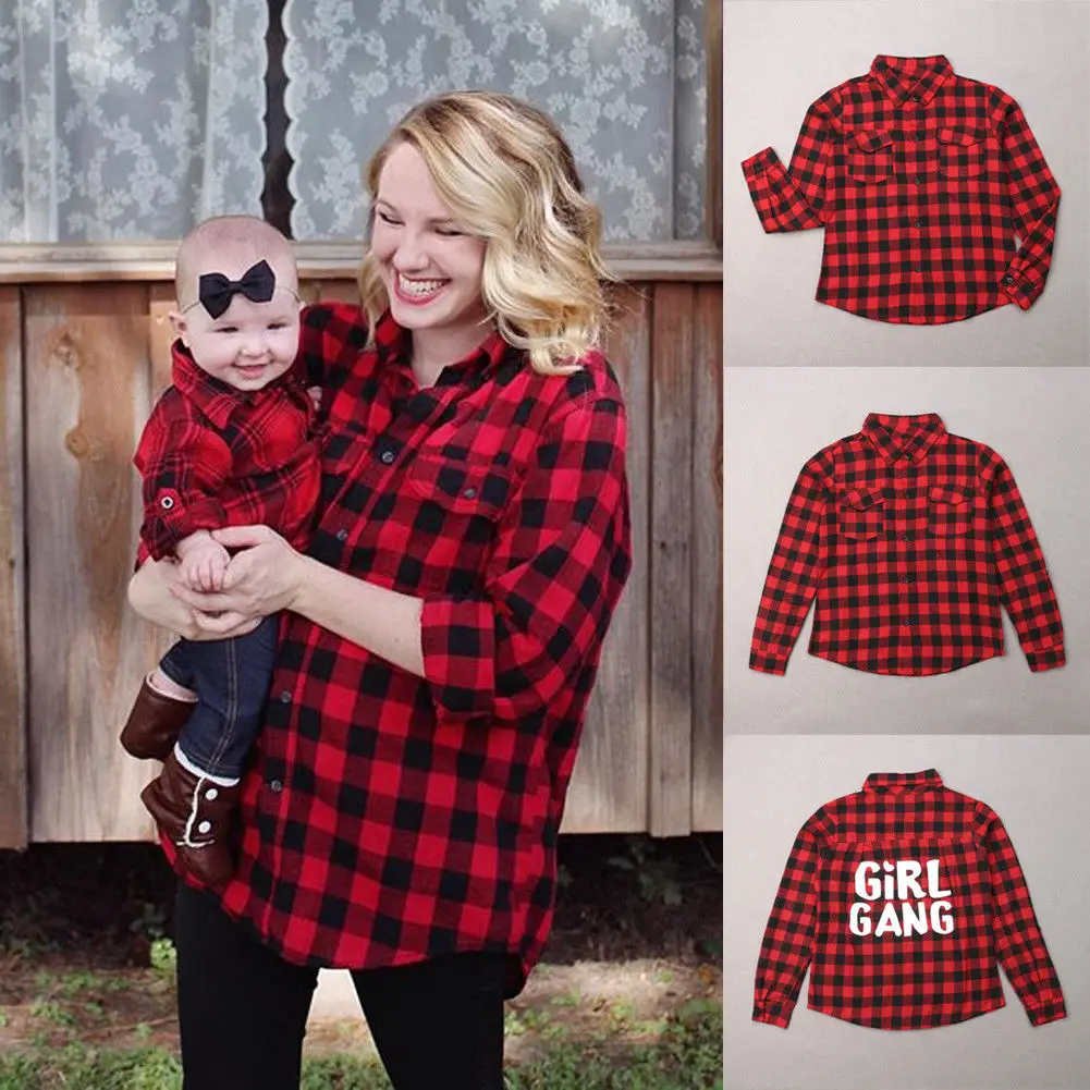 womens christmas plaid shirt